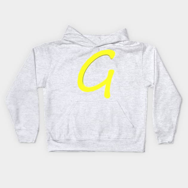 Letter G Kids Hoodie by CDUS